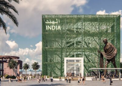 Indian Pavilion at the Dubai Expo 2020 site
